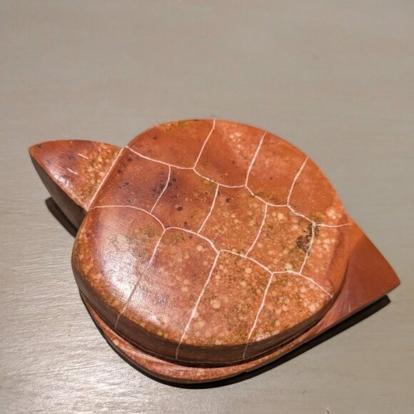 Native American Indian Hand-Carved Pipestone Turtle Effigy Fetish Original Tags - Picture 5 of 7